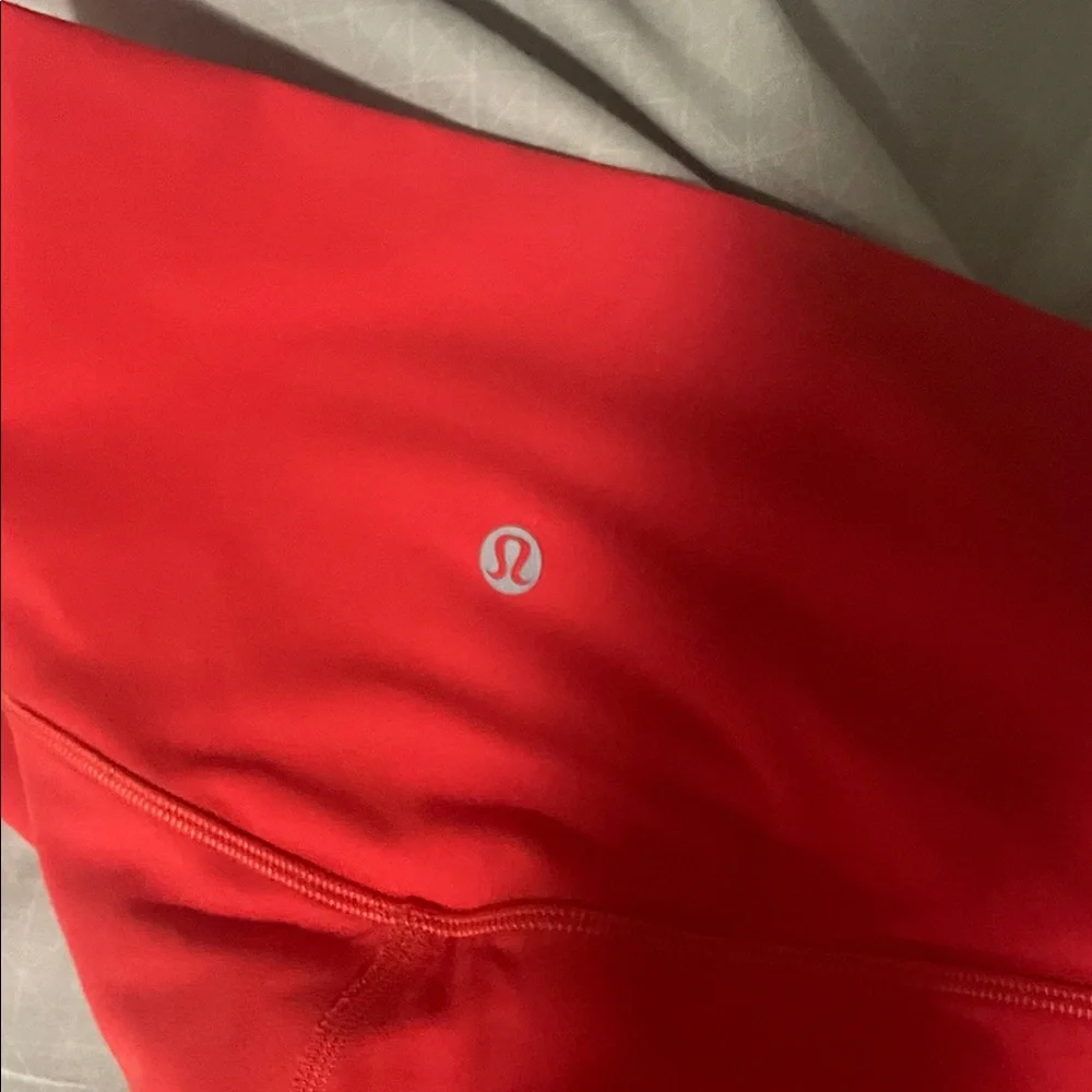 lululemon athletica Red Leggings - Picture 2 of 3